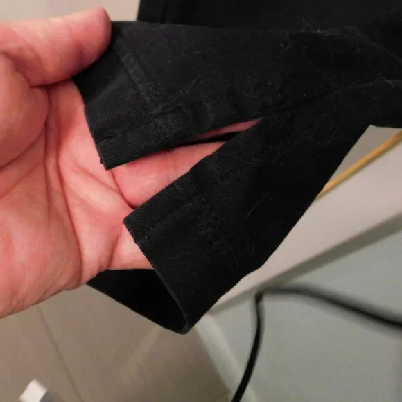 Eileen Fisher High Waist Slim Ankle Pants Black XL - Picture 5 of 8